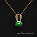 Wedding Green Jadeite Pendant